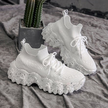 Load image into Gallery viewer, YRRFUOT Women Sneakers  Comfortable Lace-up Air Mesh Woman Trend Shoes Leisure Shoes Spring Zapatos Mujer Casual Shoes For Women