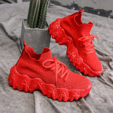 Load image into Gallery viewer, YRRFUOT Women Sneakers  Comfortable Lace-up Air Mesh Woman Trend Shoes Leisure Shoes Spring Zapatos Mujer Casual Shoes For Women