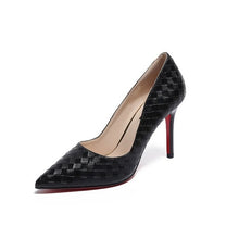 Load image into Gallery viewer, Europe Sexy Women Shoes  Red Bottom High Heels Pumps Spring/Autumn 2019 New Pointed Thin Heels Slip-on Shoes Woman Party Shoes